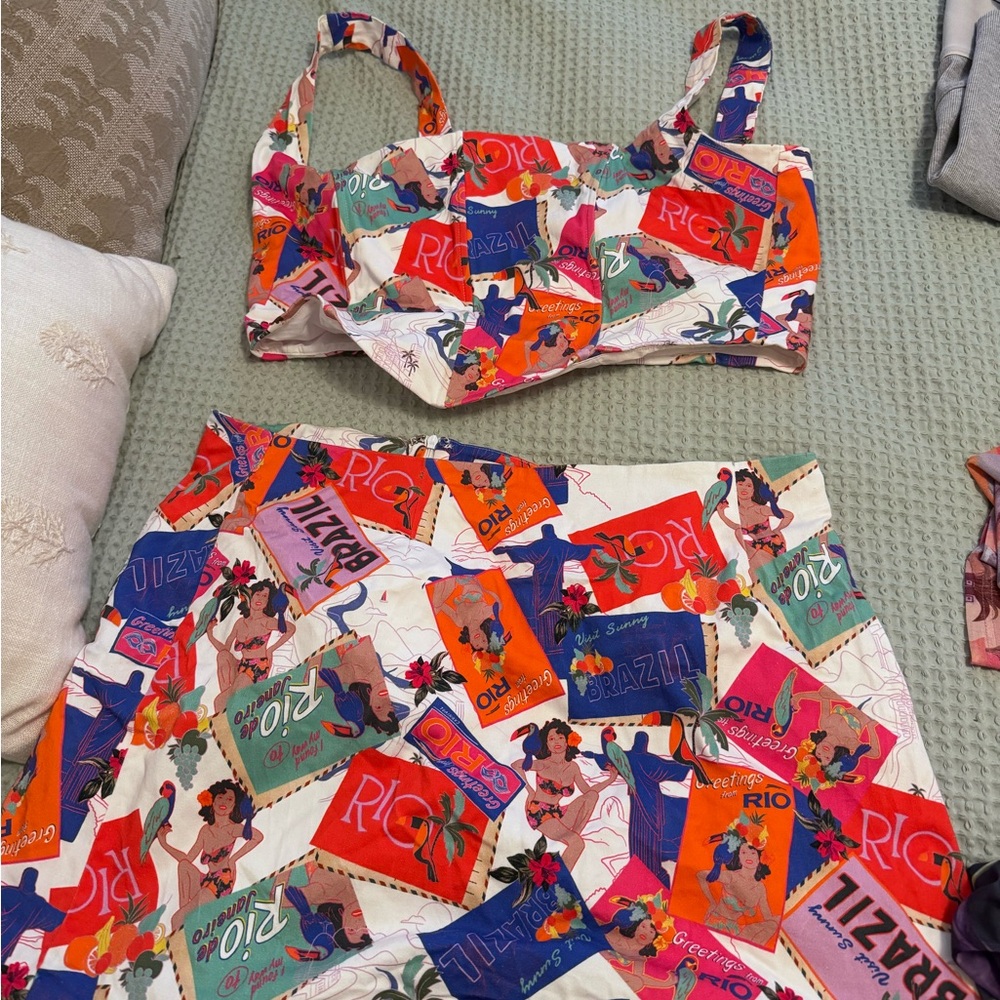 Peppermayo Colorful Graphic Mini Dress